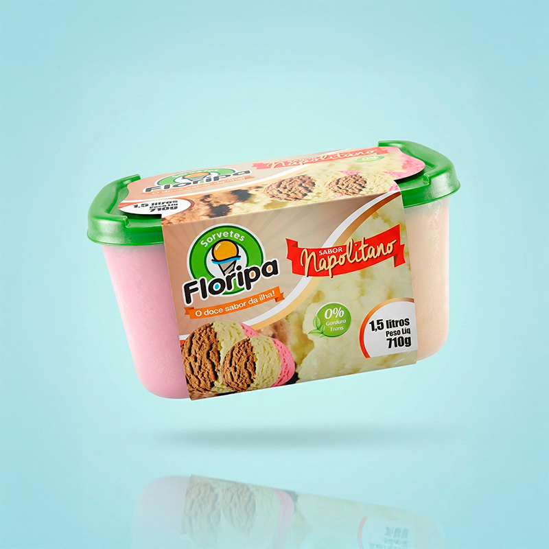 Produto Napolitano da Sorvetes Floripa