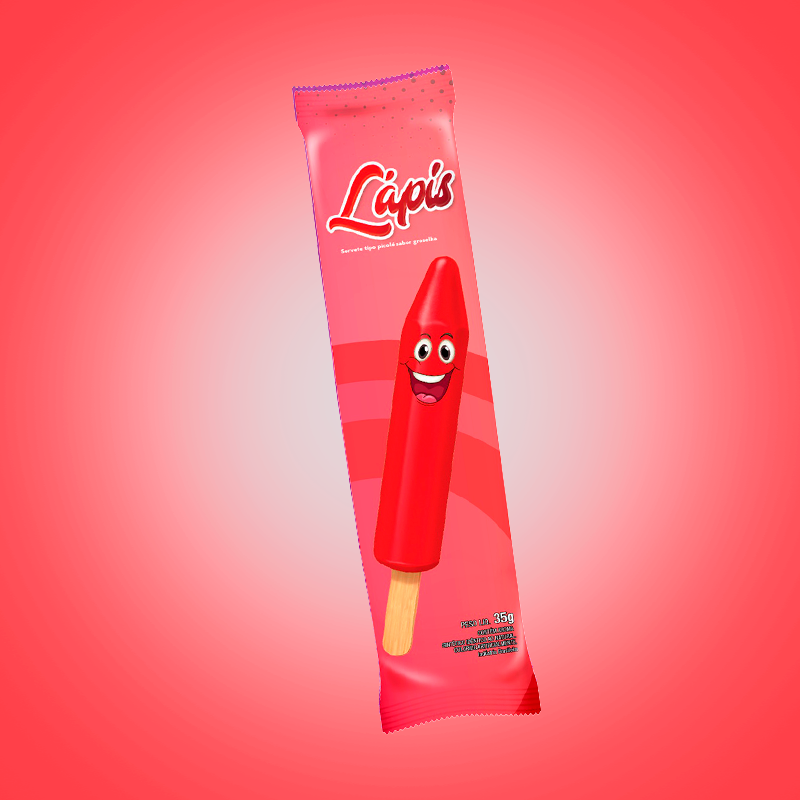 Produto Lápis Groselha da Sorvetes Floripa