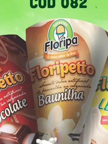 Produto Floripetto Baunilha da Sorvetes Floripa