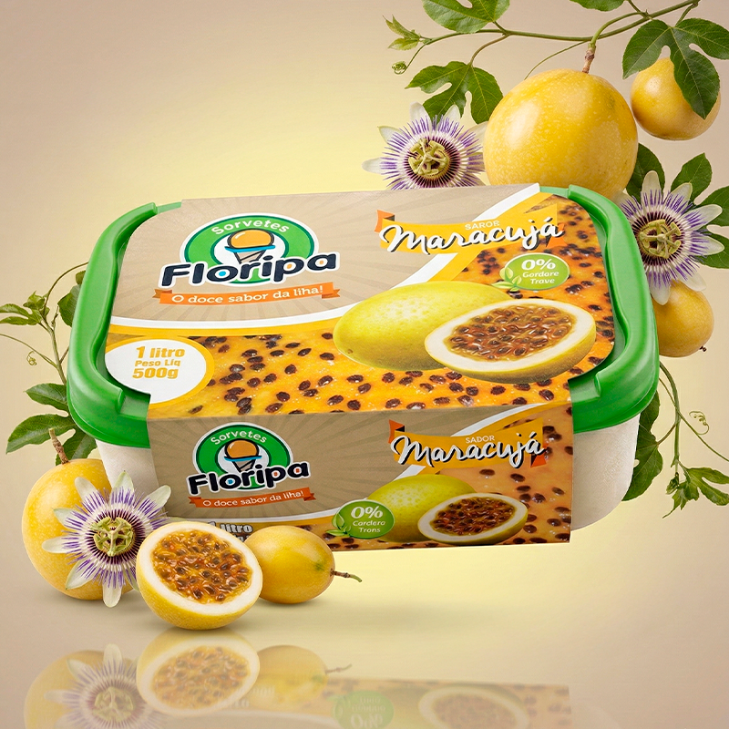 Produto Maracujá da Sorvetes Floripa