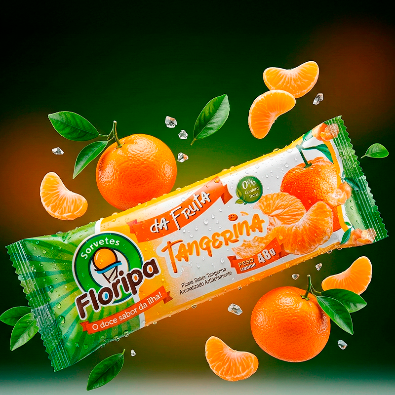 Produto Tangerina da Sorvetes Floripa