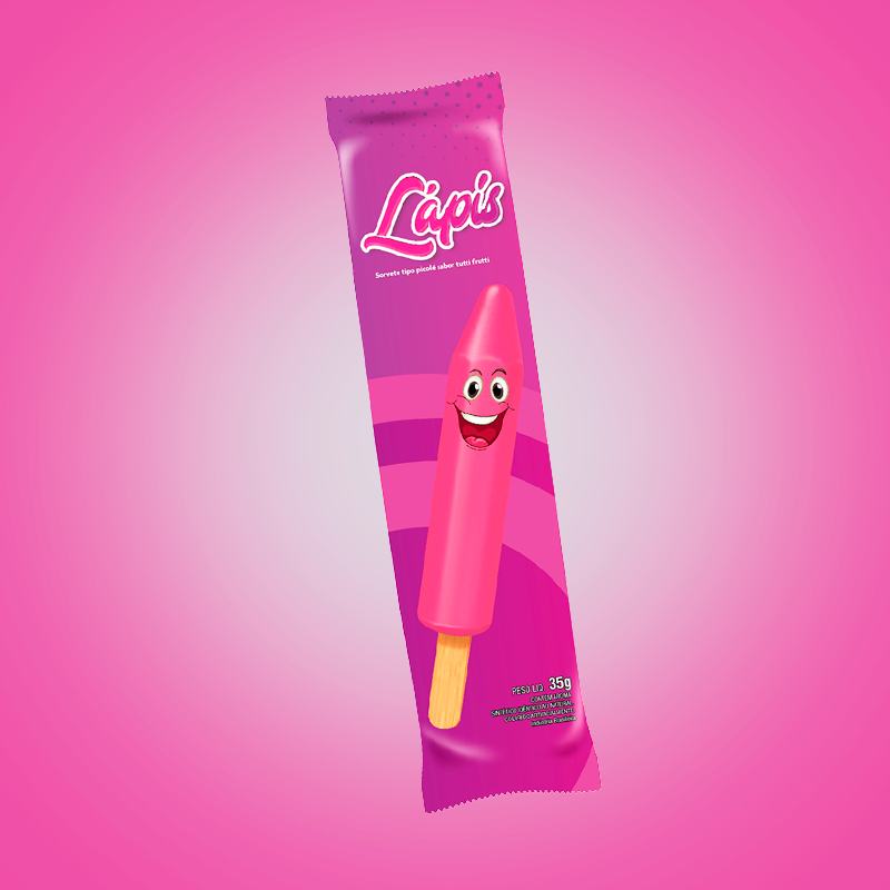 Produto Lápis Tutti-Frutti da Sorvetes Floripa