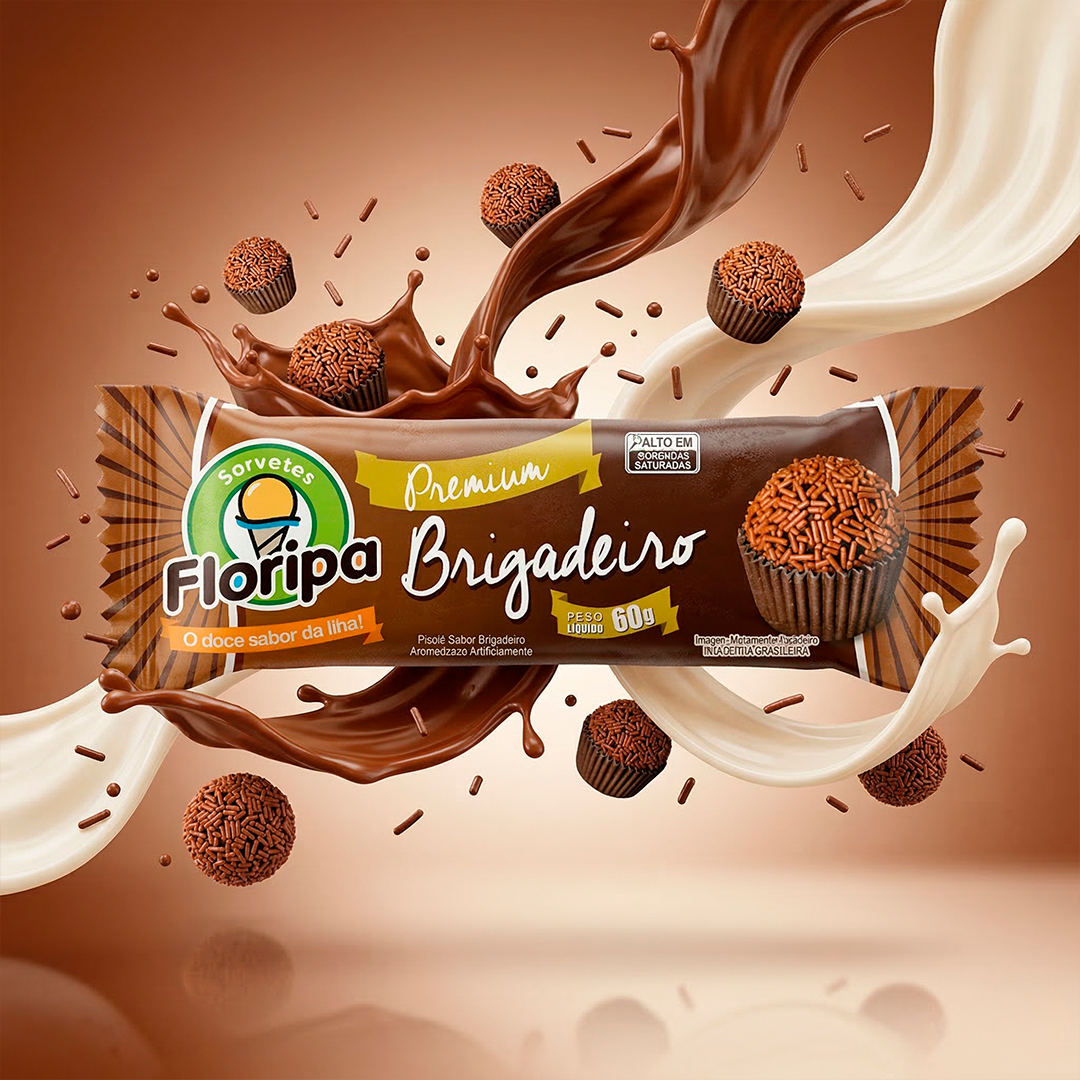 Produto Brigadeiro da Sorvetes Floripa