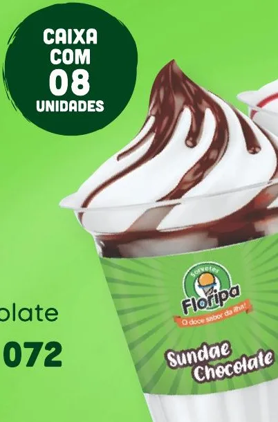 Produto Sundae Chocolate da Sorvetes Floripa