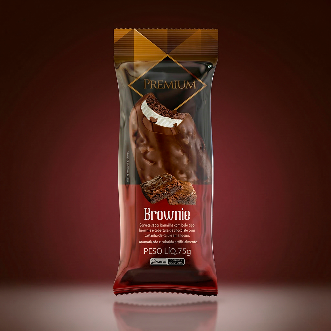 Produto Brownie da Sorvetes Floripa