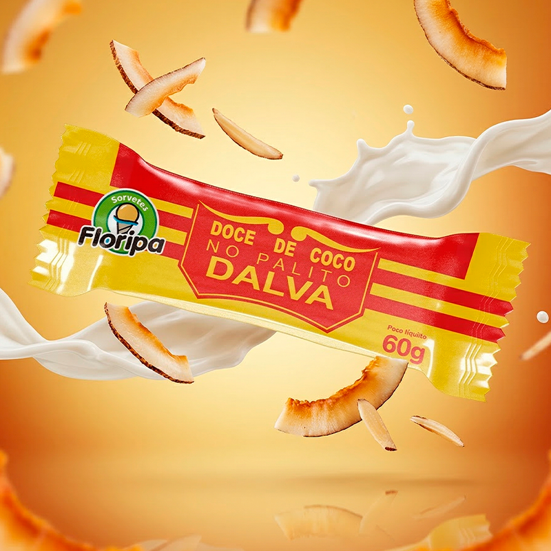 Produto Bala Dalva da Sorvetes Floripa
